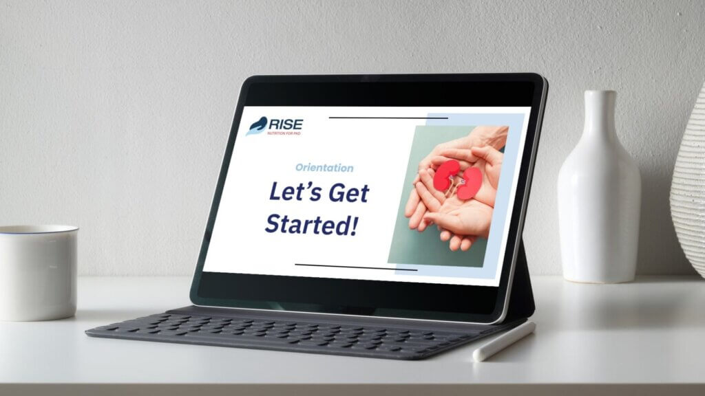 Rise Orientation Mockup Building A Sustainable Pkd Diet